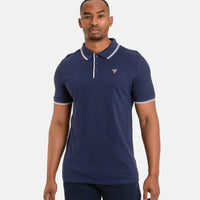 Guess Tipped Core Polo Shirt Blue