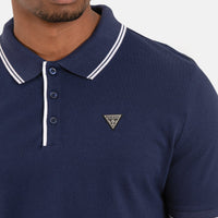 Guess Tipped Core Polo Shirt Blue