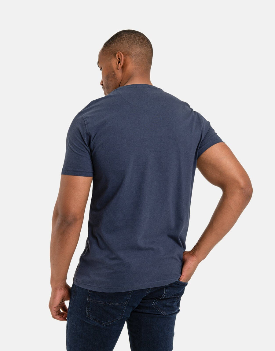 Polo Crest Embroidered Navy T-Shirt