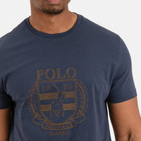 Polo Crest Embroidered Navy T-Shirt