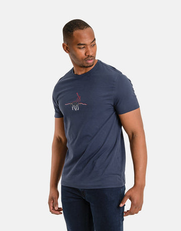 Polo Graphic Navy T-Shirt