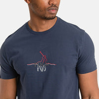 Polo Graphic Navy T-Shirt