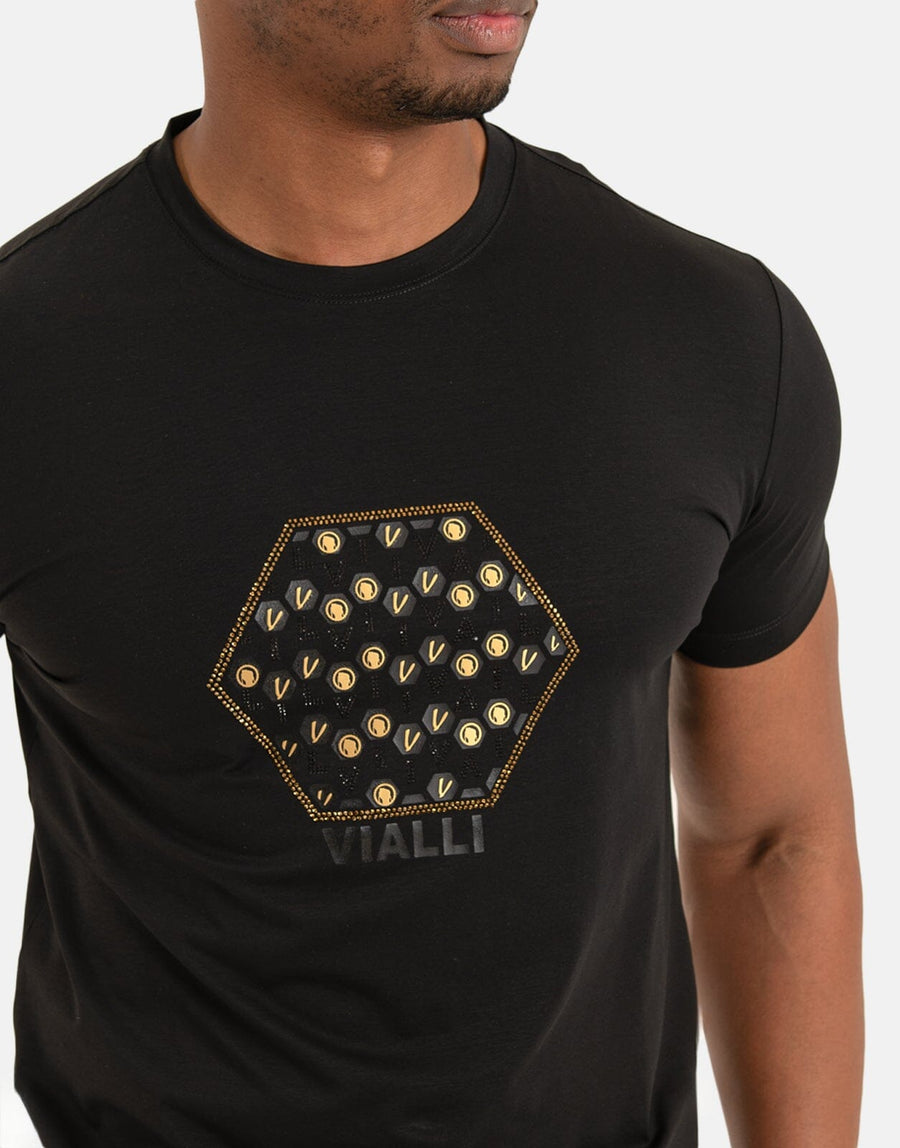 Vialli Impower Black T-Shirt