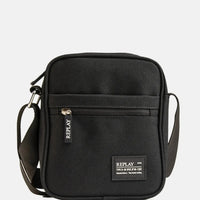 Replay Black Canvas Side Bag