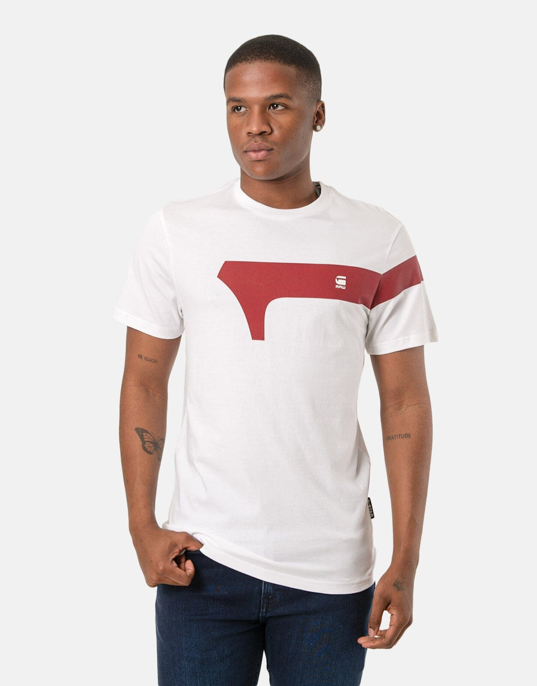 G-Star RAW Graphic 13 Slim White T-Shirt