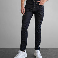 Fade Iconic Shadow Wax Coated Blue Jeans