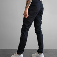 Fade Iconic Shadow Wax Coated Blue Jeans