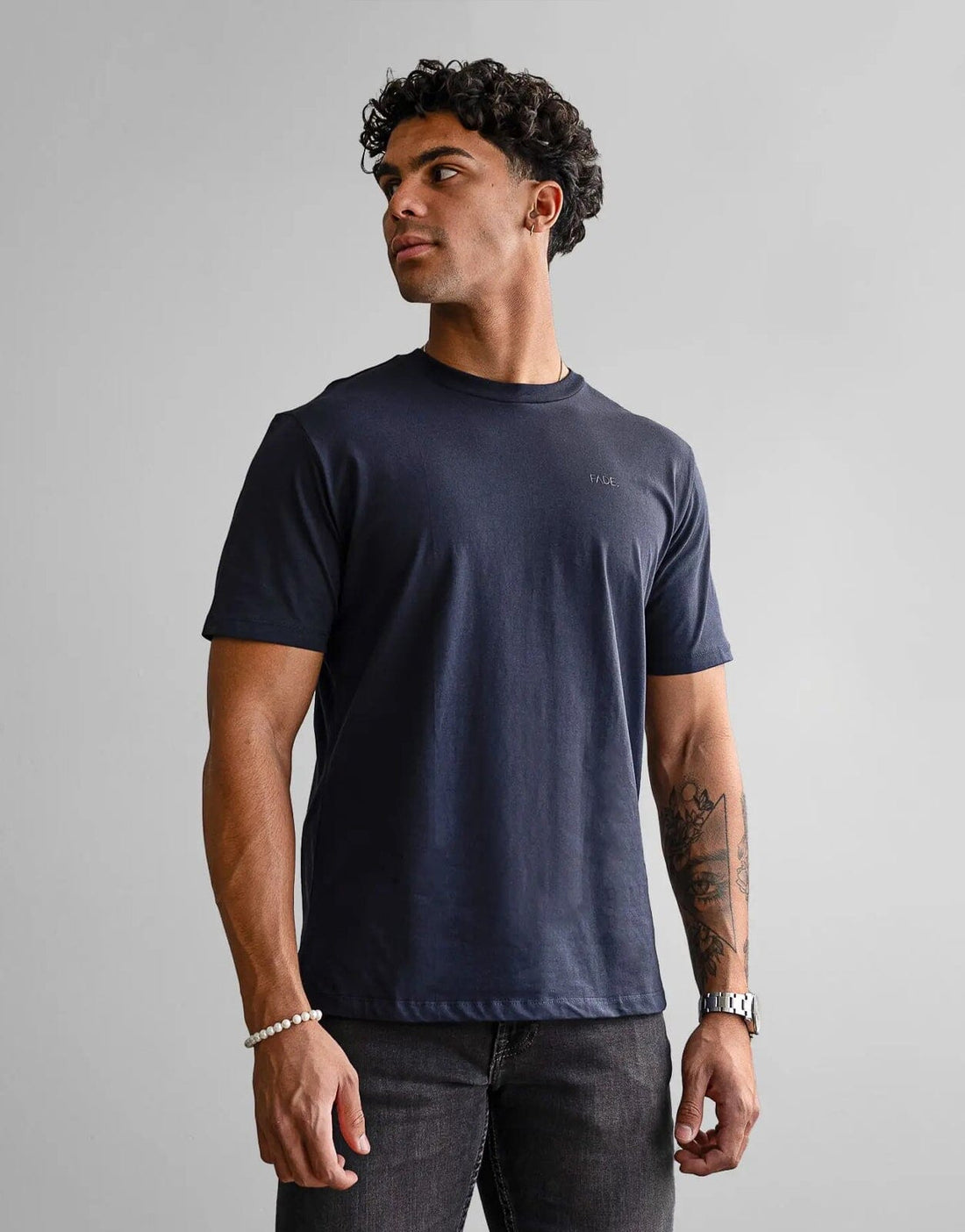 Fade Essential Navy T-Shirt