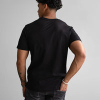 Fade Essential V-Neck Black T-Shirt