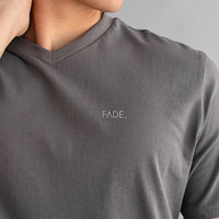 Fade Essential V-Neck Grey T-Shirt