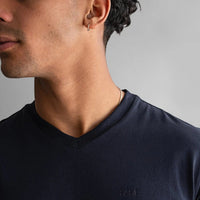 Fade Essential V-Neck Navy T-Shirt