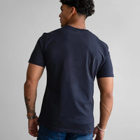 Fade Essential V-Neck Navy T-Shirt