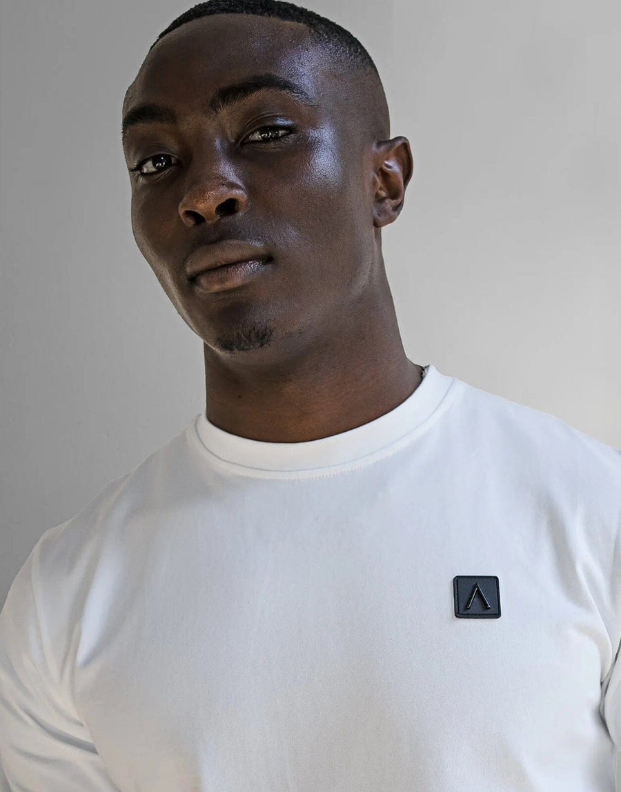 Fade Iconic Badge White T-Shirt