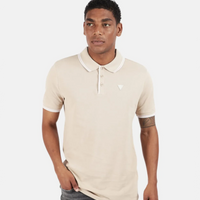 Guess Tipped Core Beige Polo Shirt