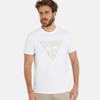 Guess Triangle Embro White T-Shirt