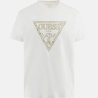 Guess Triangle Embro White T-Shirt