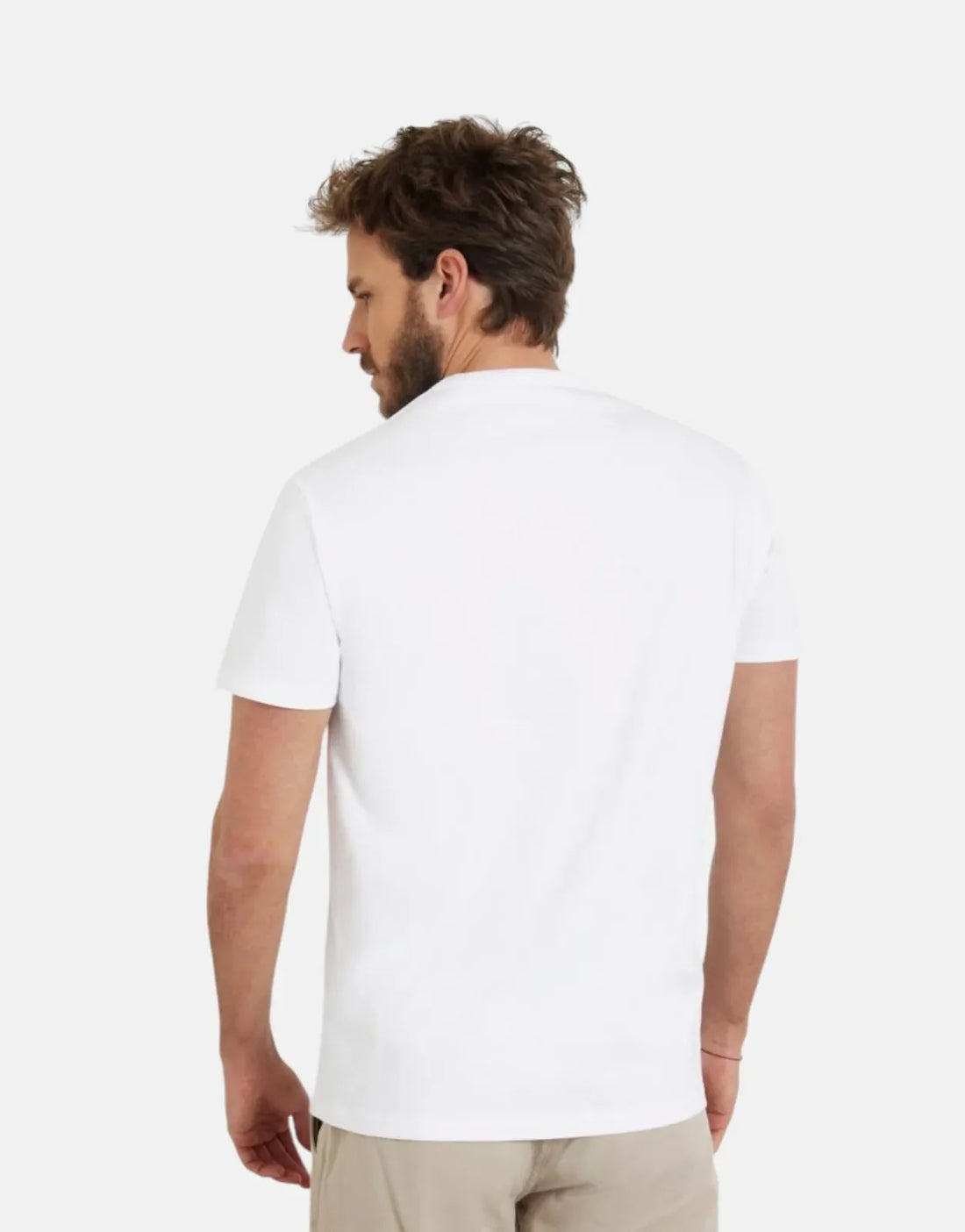 Guess Triangle Embro White T-Shirt