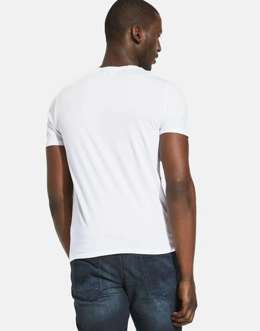 Guess Pima Logo White T-Shirt