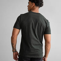 Fade Icon V-Neck Green T-Shirt