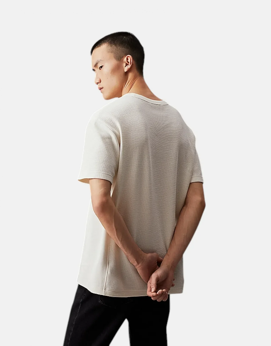 Calvin Klein City Grid Ivory T-Shirt