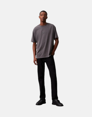 Calvin Klein Washed Monologo Black T-Shirt