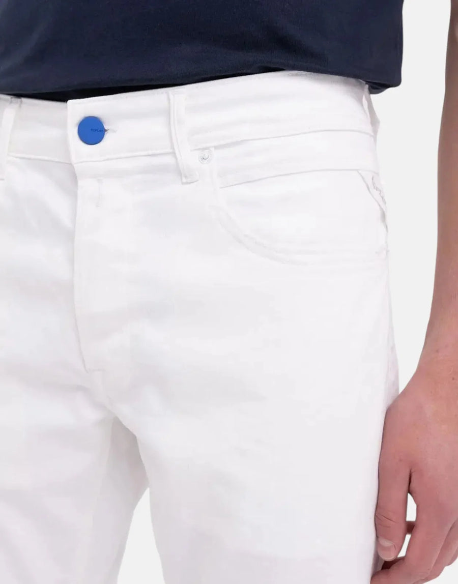 Replay White Wax Jeans