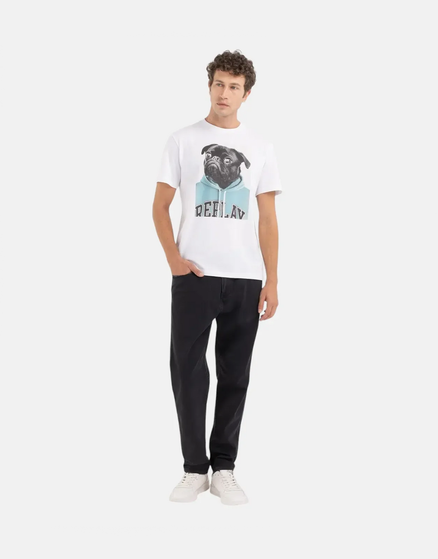 Replay Pug T-Shirt White