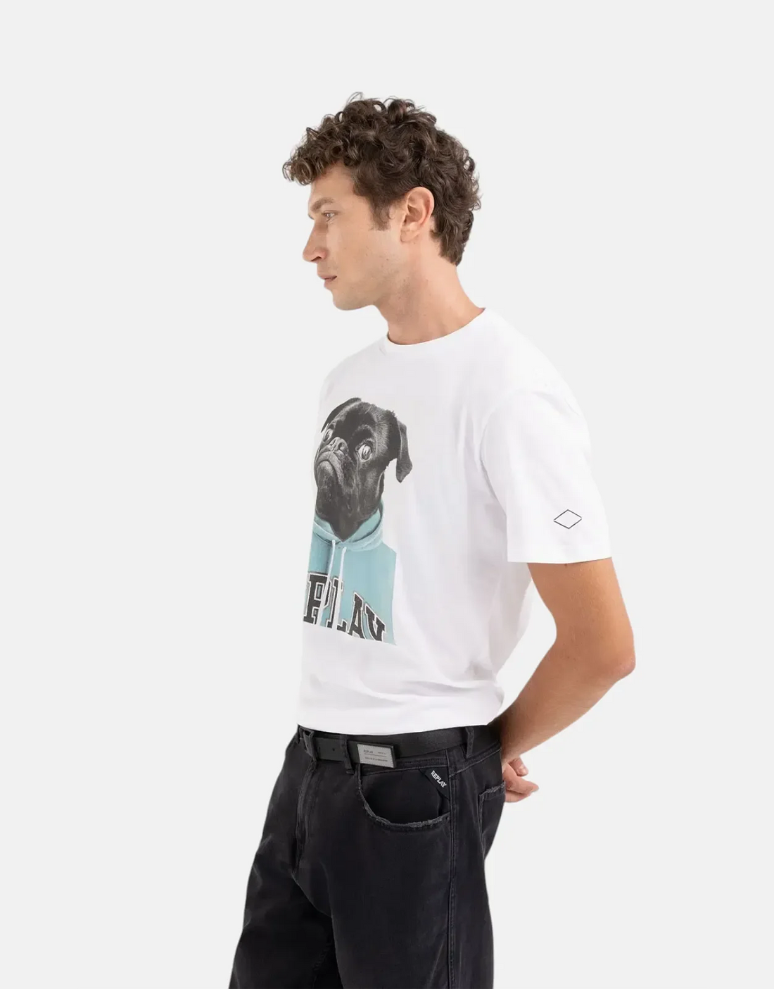 Replay Pug T-Shirt White