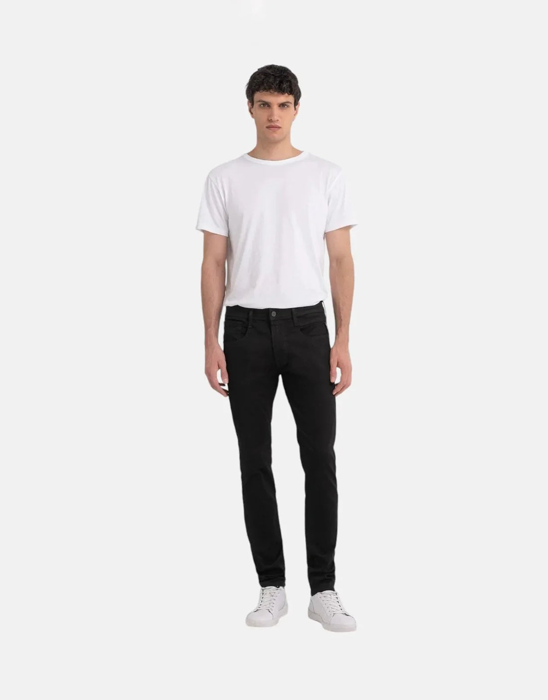 Replay Hyperflex Anbass Black Jeans