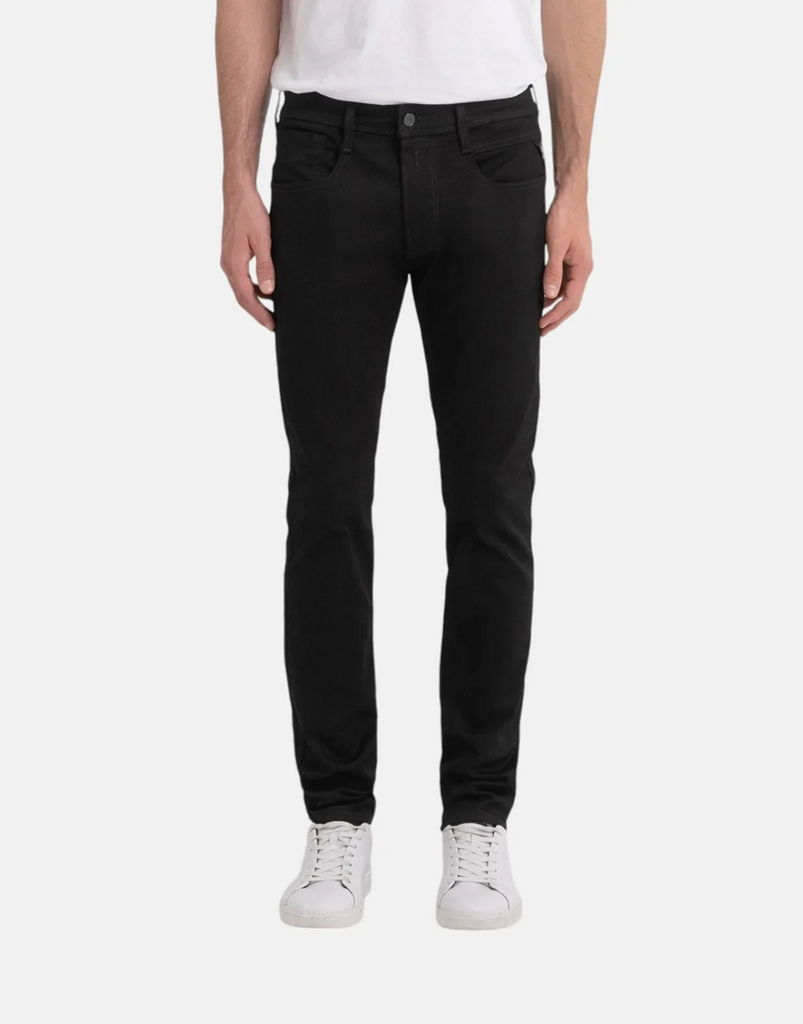 Replay Hyperflex Anbass Black Jeans