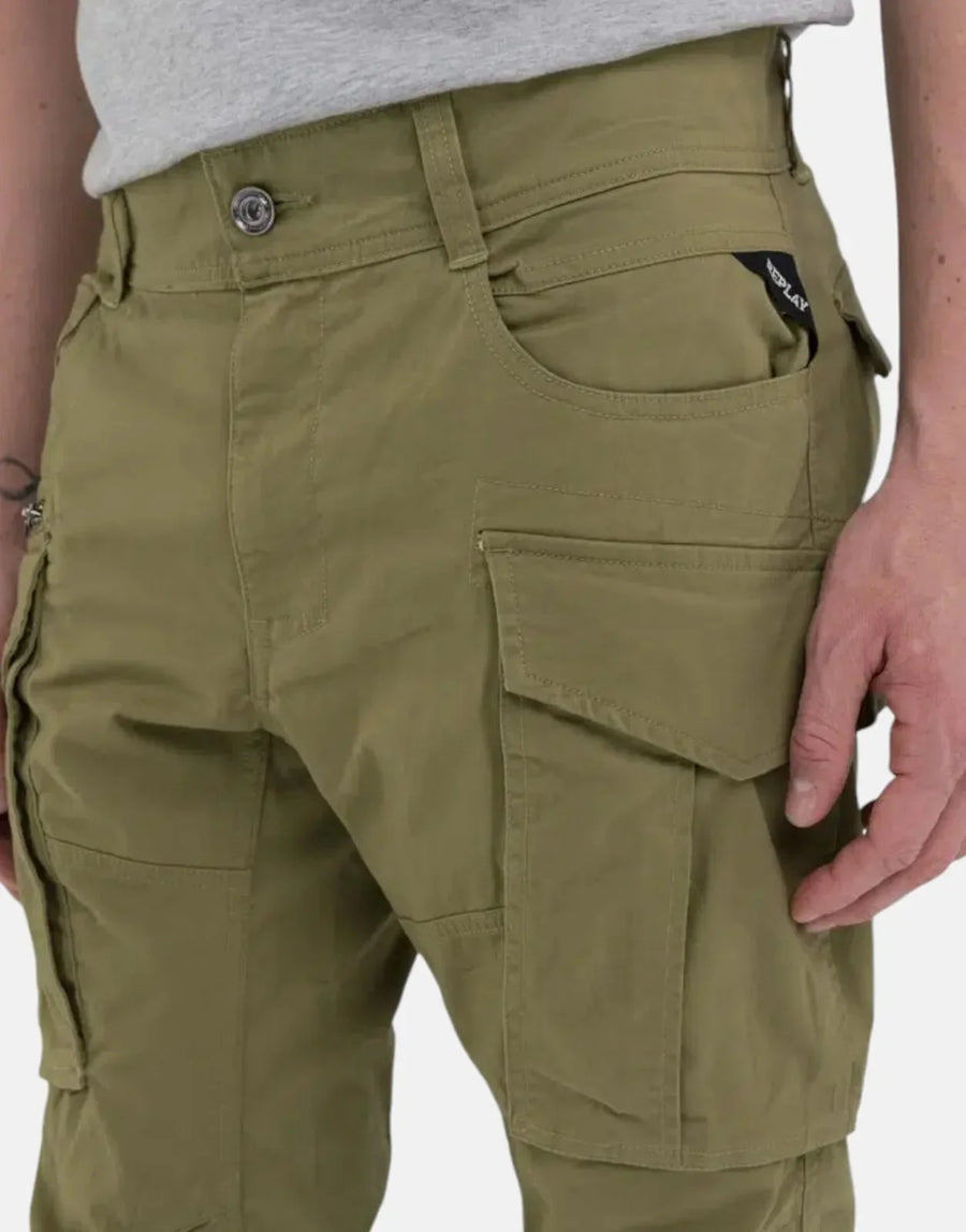 Replay Green Cargo Pants