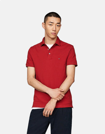 Tommy Hilfiger 1985 Slim Polo Shirt Red