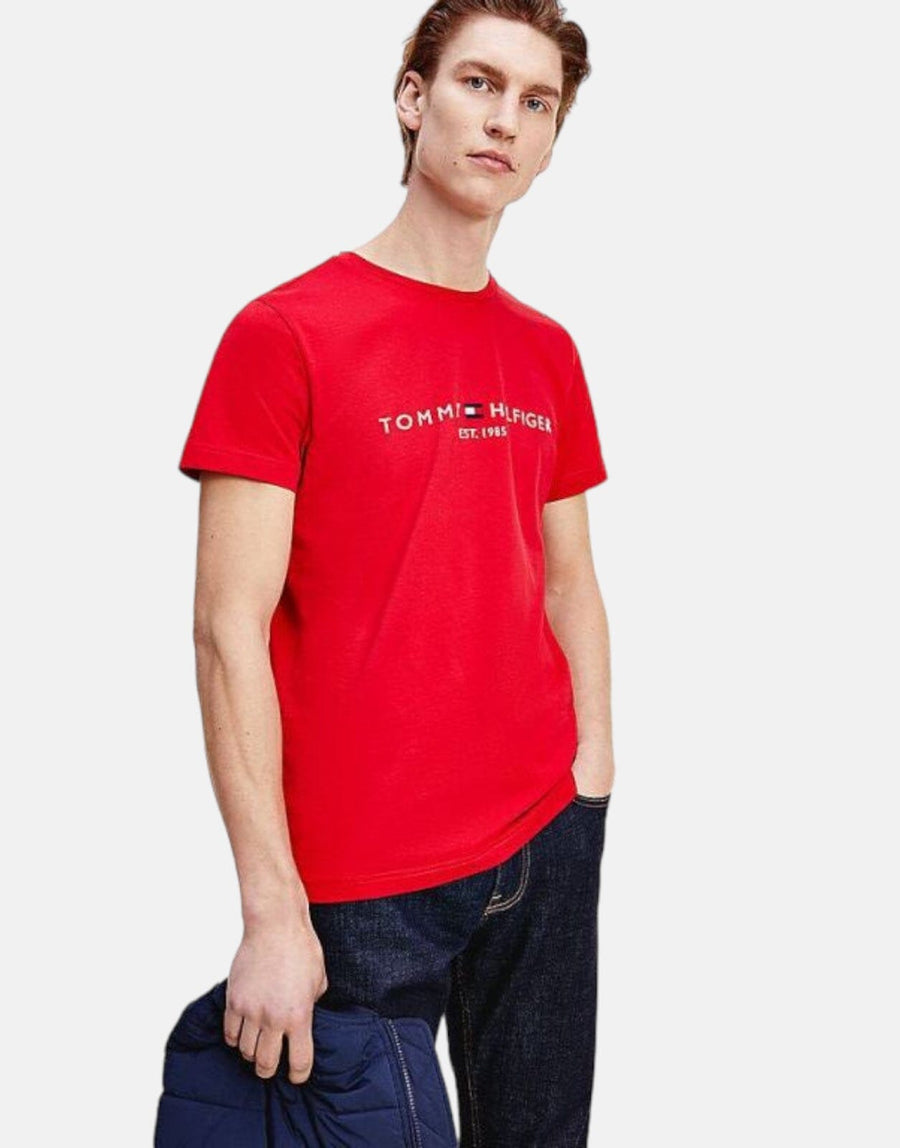 Tommy Hilfiger Logo T-Shirt Red