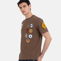 Replay Save The Forest Multi Badge T-Shirt Wood