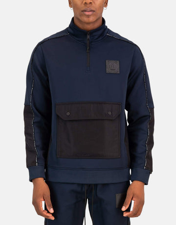 SPCC Kiston Navy Zip Sweatshirt