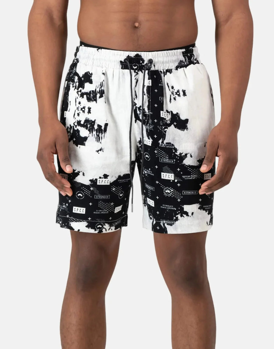 SPCC Crozier Woven Black/White Shorts