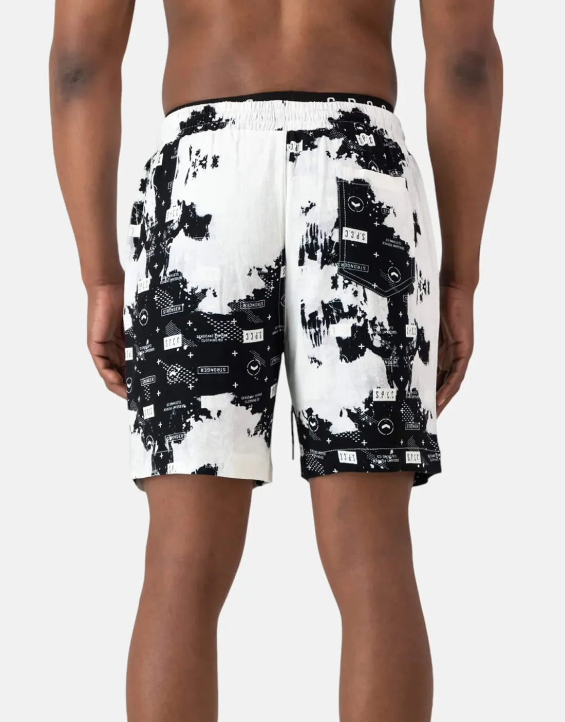 SPCC Crozier Woven Black/White Shorts