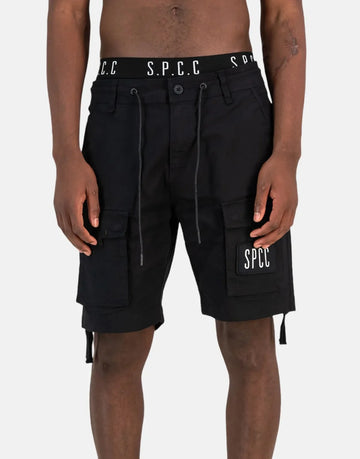 SPCC Larkin Utility Black Shorts