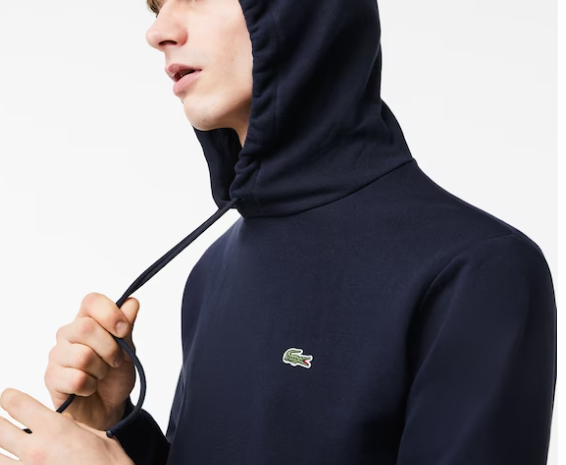 Lacoste Organic Cotton Hooded Sweatshirt