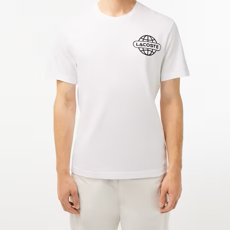 Lacoste Printed Heavy Cotton Jersey T-shirt