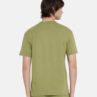 Calvin Klein Logo Repeat Olive T-Shirt