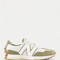 New Balance 327 Perforated Green Sneakers