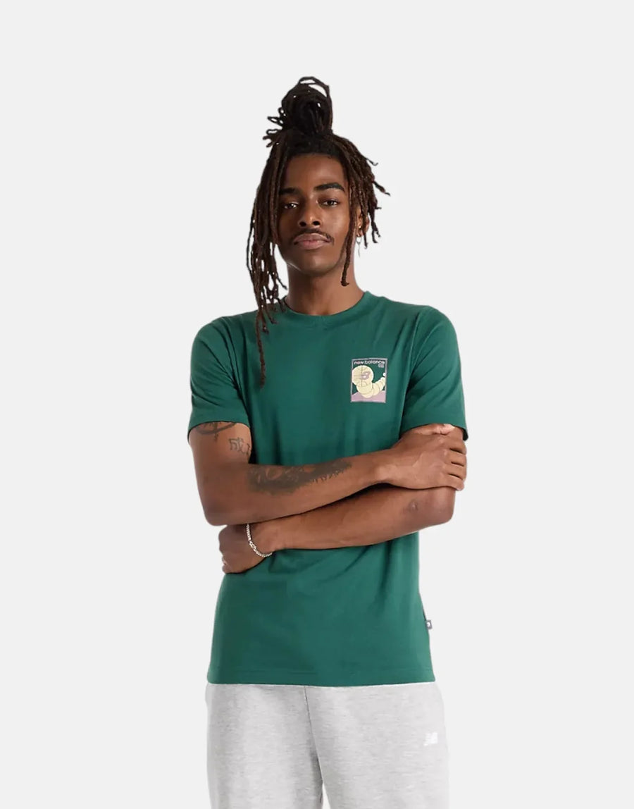 New Balance 550 Green T-Shirt