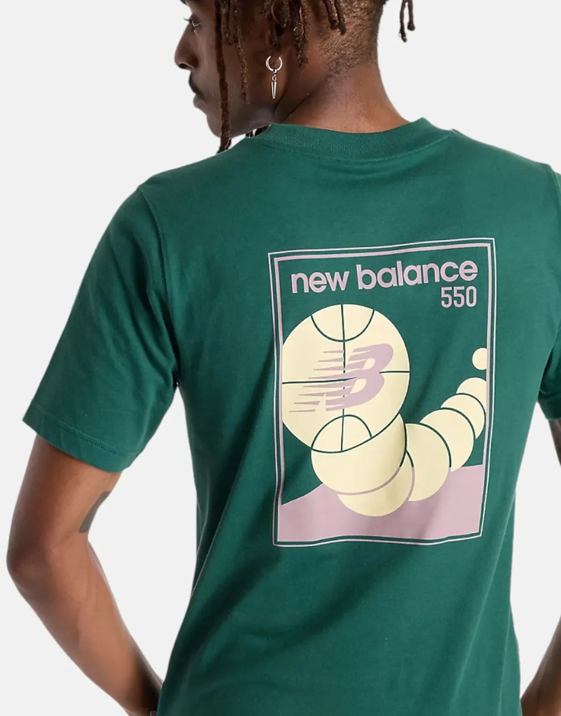 New Balance 550 Green T-Shirt