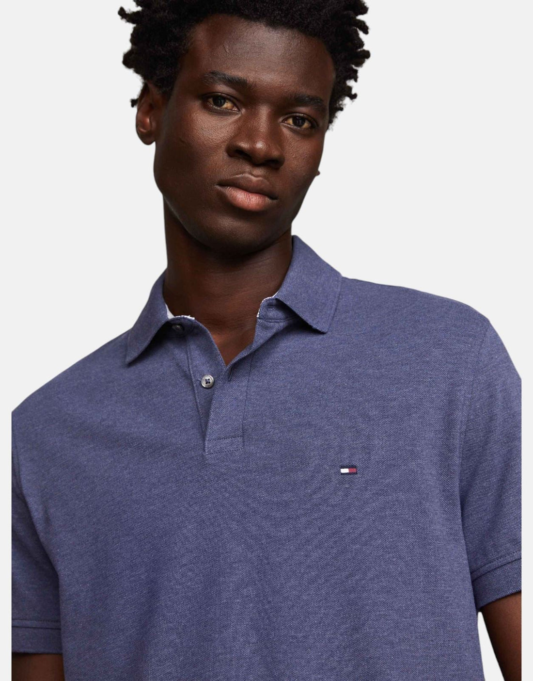 Tommy Hilfiger 1985 Slim Denim Blue Polo Shirt