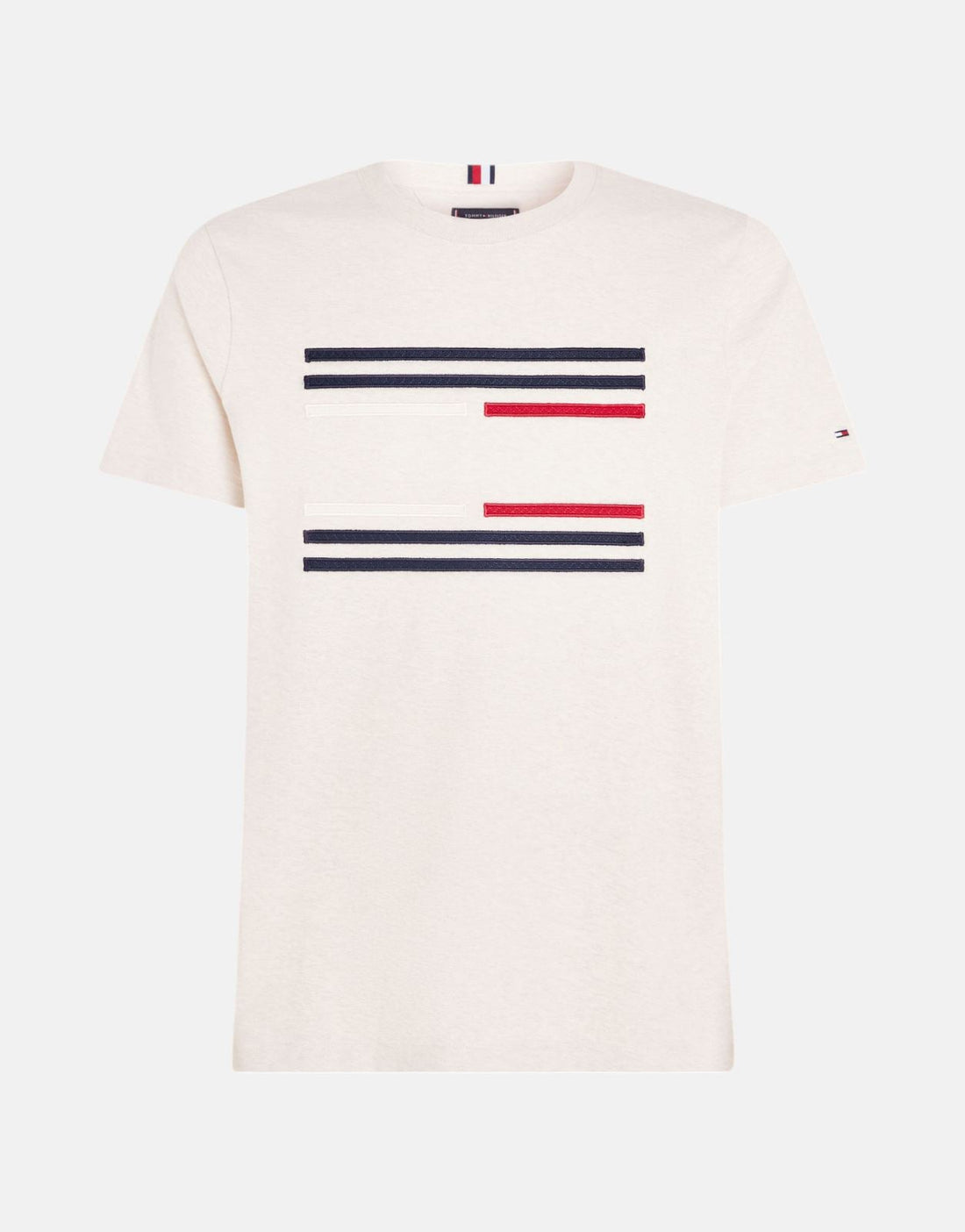 Tommy Hilfiger Grossgrain Flag White T-Shirt