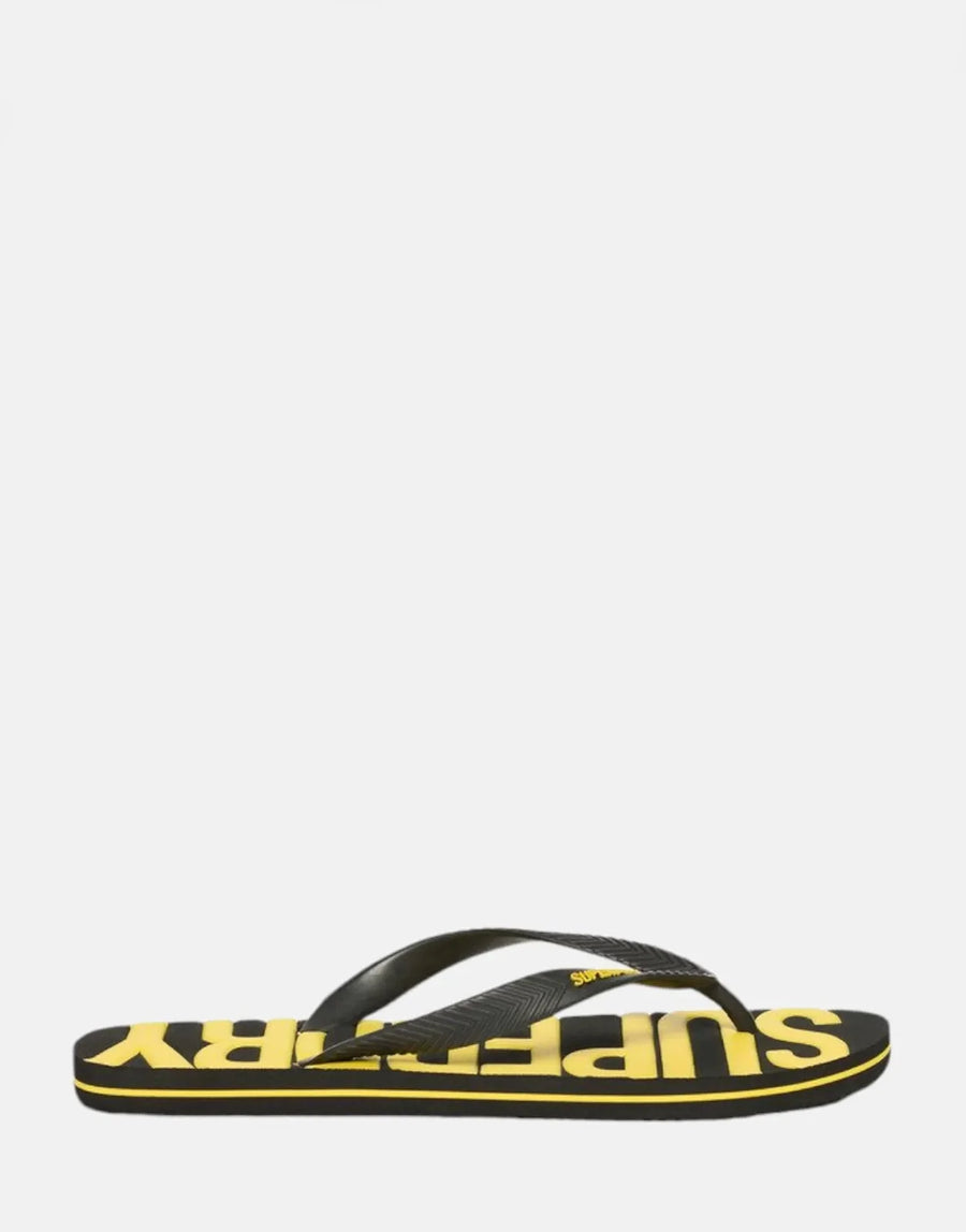 Superdry Vintage Vegan Black Flip Flops