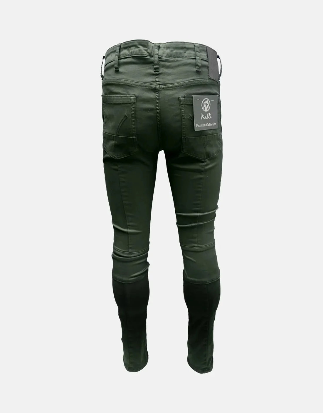 Vialli Iyevvo Bottle Green Jeans